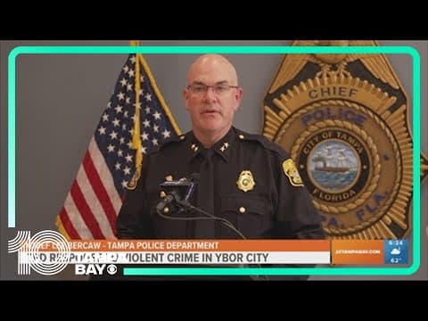 Tampa police response to violent crime in Ybor City