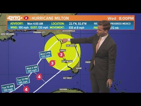 Monday 5 am Tropical Update: Hurricane Milton rapidly strengthening