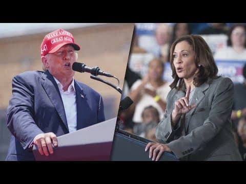 Presidential candidates take on battleground states