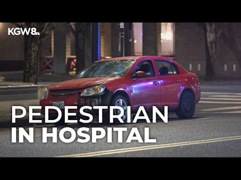 Driver arrested after hitting pedestrian in Portland