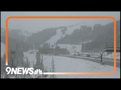More snow falls in Colorado's mountains