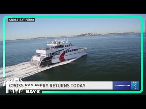 Cross Bay Ferry returns with first year-round season