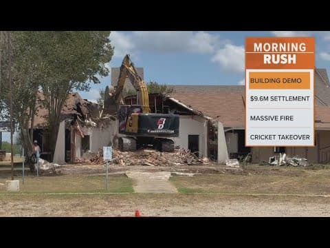 The site of the deadliest church shooting is being demolished