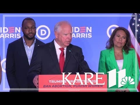 Walz says Democrats won't name presidential nominee before Aug. 1