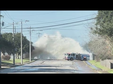 Crews working to repair massive water leak in College Station