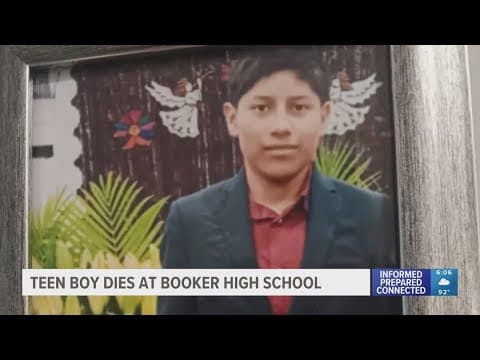 Teen boy dies during P.E. class at Booker High School