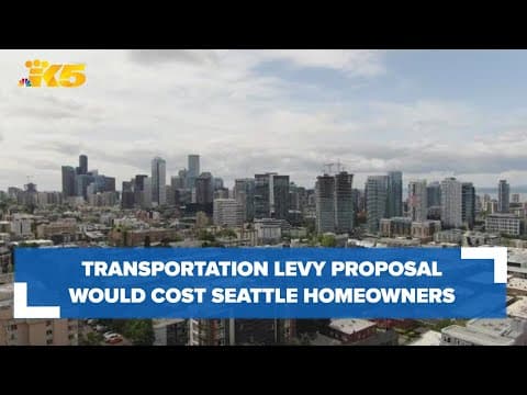 Transportation levy proposal would cost Seattle home owners