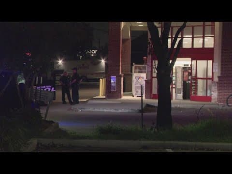 Police still searching for 2 armed robbery suspects after officer hurt while responding to scene