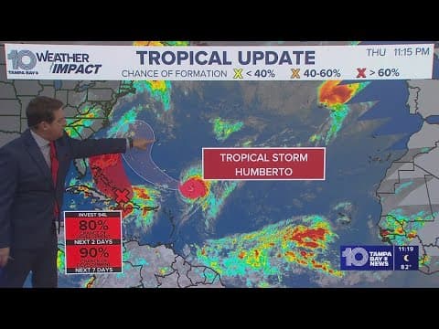 Tracking the Tropics: Humberto forecast to become a major hurricane this weekend