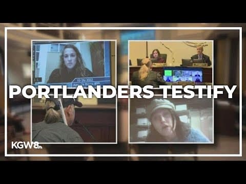 Portlanders testify on Mayor Ted Wheeler's plan to address homelessness