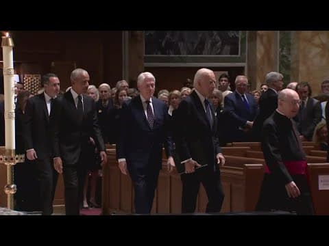 President Joe Biden, former presidents attend memorial service for Ethel Kennedy