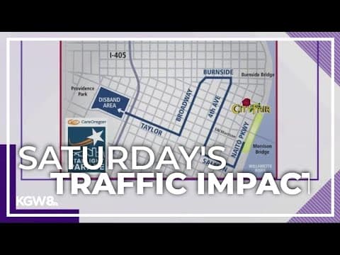 Starlight Parade, Timbers match to close several streets downtown on Saturday