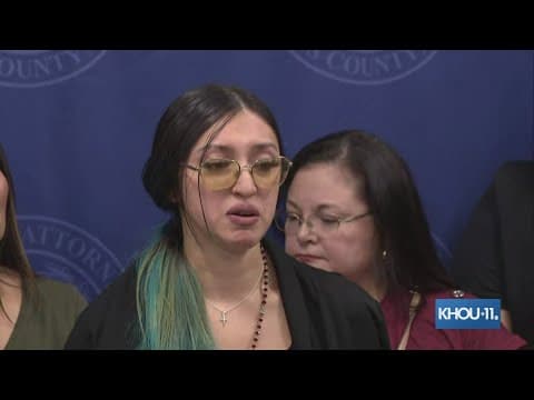 Mother of 12-year-old found dead in Houston creek speaks after accused killer appears in court