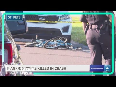 Bicyclist killed in St. Petersburg crash Wednesday morning
