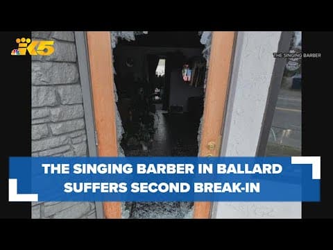 Barbershop in Ballard out thousands of dollars after break-in