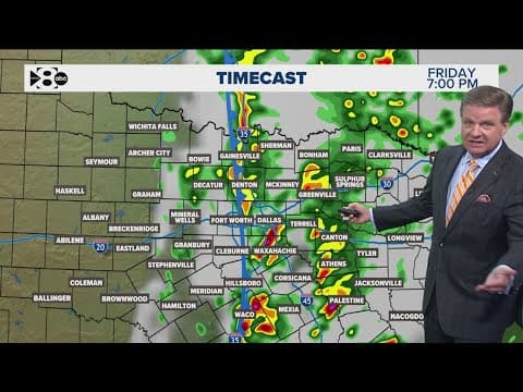 DFW Weather: Rain and thunderstorms rolling into North Texas, tracking Hurricane Rafael