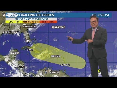 Friday 10 PM Tropical Update: Tropical activity to start August?