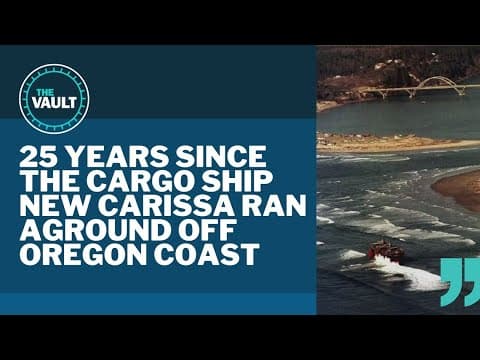 When the US Navy used napalm to torch a cargo ship beached off the Oregon Coast | KGW Vault