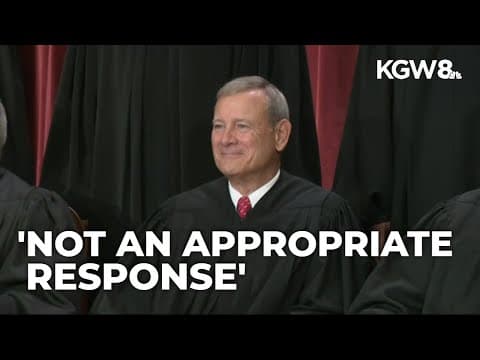 Chief Justice John Roberts pushes against Trump's call to impeach judge