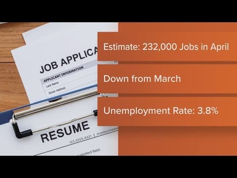 April Jobs report released Friday