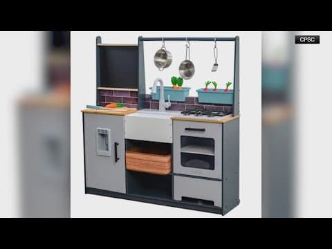 Nearly 200,000 play kitchens recalled after death of toddler