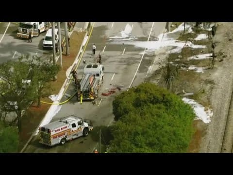 Plane crashes onto Florida highway: Latest updates