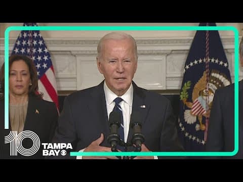 Biden: 'America prays for families that have been ripped apart' by attacks in Israel