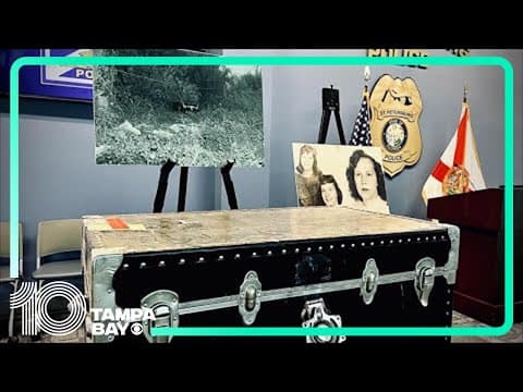 St. Pete police announce major developments in 2 cold cases, including "Trunk Lady" of 1969
