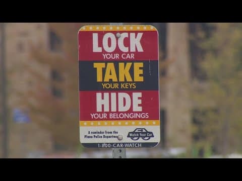 Plano police searching for suspects after several car break-ins at a park