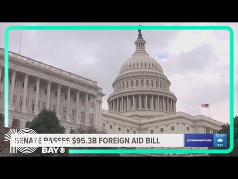 Senate passes $95.3 billion aid package for Ukraine, Israel and Taiwan
