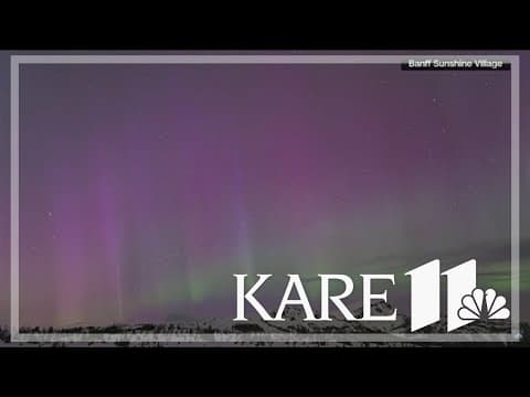 Solar storm sparks intense northern lights