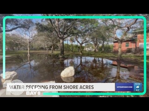 Water receding from St. Pete's flood-prone Shore Acres