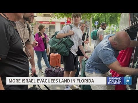 More Israel evacuees land in Tampa as Florida officials and rescue group continue operation