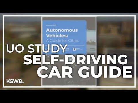 UO researchers create self-driving car guide for cities