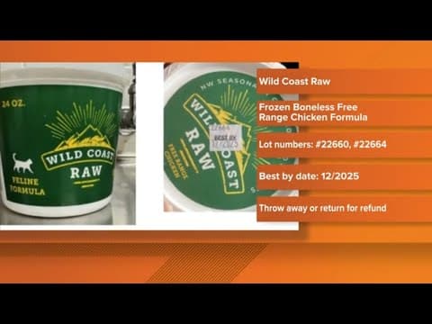 Bird flu found in raw pet food, leading to deaths of several cats