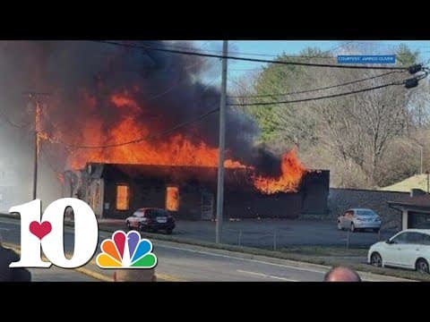 Part of E. Morris Blvd. back open after crews responded to fire at Morristown business