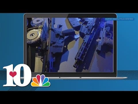 Two charged with firing guns, guns confiscated