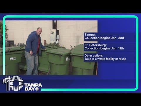 How to get rid of your Christmas tree across Tampa Bay