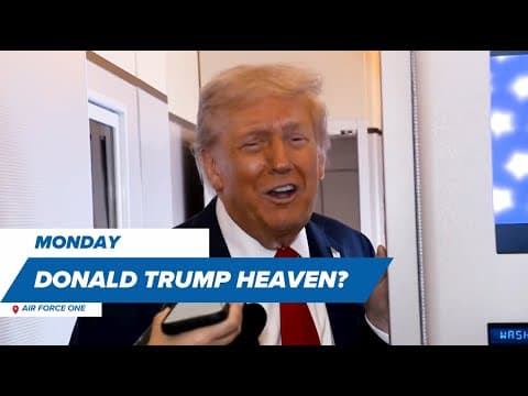 RAW VIDEO: Donald Trump says he doesn't think he'll make it to heaven