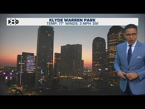 DFW Weather: Summer temperatures continue today as rain moves into the area