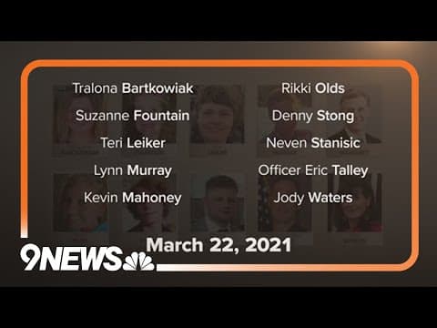 Remembering the victims of the Boulder King Soopers shooting