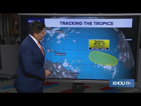 Tropics update: Wave off of African coast has 20% chance of development