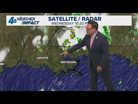 New Orleans Weather: Fewer showers and hotter temps heading into the weekend