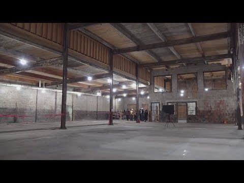 Construction underway on historic Sanitary Laundry building