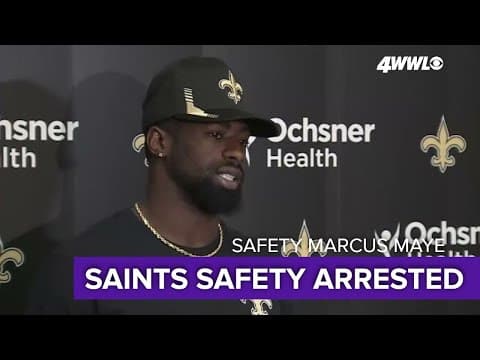 JPSO: Saints safety Marcus Maye arrested after road rage incident involving gun
