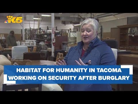 Burglars steal truck from Habitat for Humanity in Tacoma