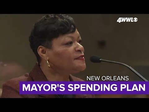 Mayor Cantrell presents spending plan that includes a cut to NOPD budget