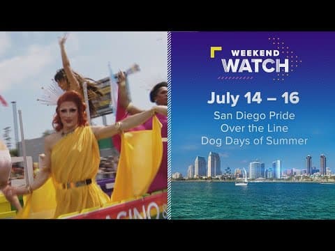 Weekend Watch July 14 - 16 | Things to do in San Diego