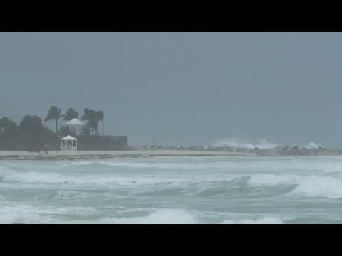 Flooding in Cancun after tropical storm Beryl, south Texas prepares