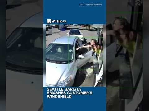 Seattle barista smashes customer's windshield after argument
